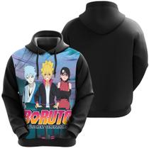 Blusa De Moletom Naruto Boruto Anime Desenho Casaco