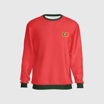Blusa de Moletom Portugal Copa Esportivo Casaco Confortável