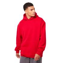 Blusa de Moletom Quente Masculino Bolso Canguru Vermelho Blusa de Moletom Quente Masculino Bolso Canguru Vermelho