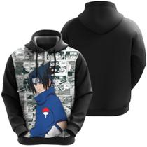 Blusa De Moletom Sasuke Naruto Shippuden Anime Desenho Casaco