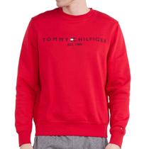 Blusa de Moletom Tommy Hilfiger Clássico Logo Vermelha