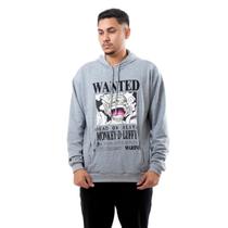 Blusa de Moletom Wanted Monkey d Luffy Adulto Blusa de Moletom Wanted Monkey d Luffy Adulto