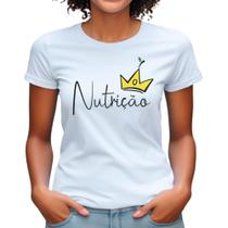 Blusa de nutrição camiseta faculdade curso técnico tema profissões camisa feminina babylooks