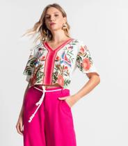 Blusa De Poly Light Feminina Estampada Endless