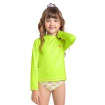 Blusa De Praia Piscina Proteção Uv Infantil Menina Kelykety