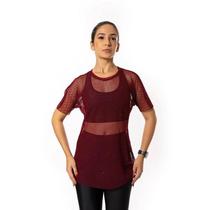 Blusa de Tela Fitness Dipaula Alba Feminino Adulto Ref. 111255