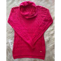 Blusa de trança com manga puff e gola avulsa