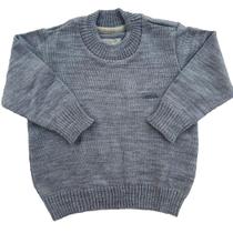 Blusa de Tricô Arthur Lisa Decote Redondo Cinza Claro Blusa de Tricô Arthur Lisa Decote Redondo Cinza Claro