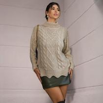 Blusa De Tricot Ampla Cacharrel Feminina Revanche Hiadna Blusa De Tricot Ampla Cacharrel Feminina Revanche Hiadna