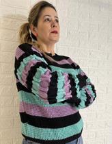 Blusa de tricot colors