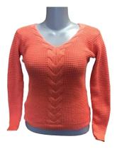 Blusa De Tricot Feminina Frio Inverno Tamanho Grande Até 44