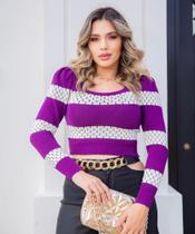 Blusa de tricot tamanho unico Blusa de tricot tamanho unico