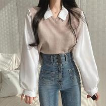 Blusa De Verão Estilo Coreano Para Mulheres, Y2K, Com Gola Polo, Pullover Solto, Camisa Elegante