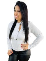 Blusa Decote V Com Amarração 9125191