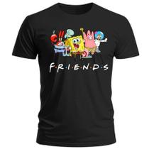 Blusa Desenho Bob Esponja Variadas Estampas Camiseta 100%Algodão Blusa Desenho Bob Esponja Variadas Estampas Camiseta 100%Algodão
