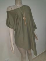 Blusa Despojada Plus Size
