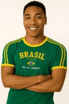 Blusa do Brasil Bordada Adulto Masculina Blusa do Brasil Bordada Adulto Masculina