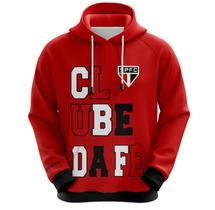 Blusa do São Paulo SPFC - Clube da Fé com Canguru - Oficial Blusa do São Paulo SPFC - Clube da Fé com Canguru - Oficial
