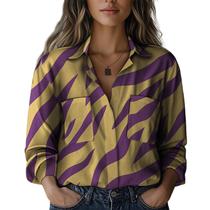 Blusa Domirica, camisas de negócios femininas, tamanho grande, ajuste regular