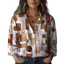 Blusa domirica Summer Hawaiian Beach para mulheres de algodão 4XL Blusa domirica Summer Hawaiian Beach para mulheres de algodão 4XL