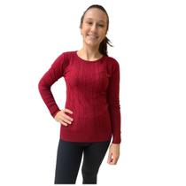 Blusa Dunialin Feminina Modal Bordô 2428