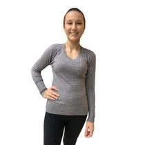 Blusa Dunialin Feminina Modal Cinza 2272