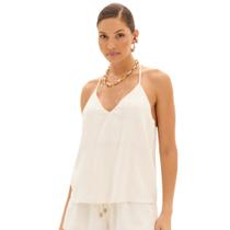 Blusa Easy Lança Perfume De Alças Pr25 Off White Feminino Blusa Easy Lança Perfume De Alças Pr25 Off White Feminino