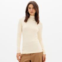 Blusa Easy Lança Perfume Gola Alta Ou26 Bege Feminino Blusa Easy Lança Perfume Gola Alta Ou26 Bege Feminino