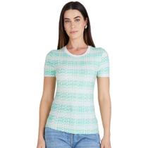 Blusa Easy Lança Perfume Letters Ve25 Verde Feminino