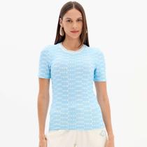 Blusa Easy Lança Perfume Manga Curta In25 Azul Feminino Blusa Easy Lança Perfume Manga Curta In25 Azul Feminino