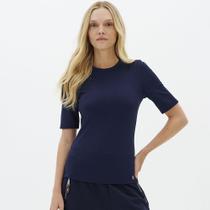 Blusa Easy Lança Perfume Manga Curta In26 Azul Feminino Blusa Easy Lança Perfume Manga Curta In26 Azul Feminino