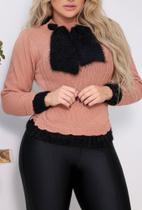 Blusa Echarpe PINGO DLÃ Blusa Echarpe PINGO DLÃ