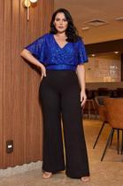 Blusa Elisa Savannah - Azul Blusa Elisa Savannah - Azul