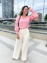 Blusa eliza rosa tamanho p