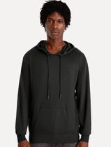 Blusa Ellus Tricot Masculina Cotton Poly Hood Grafite Mescla