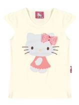 Blusa em Cotton Light material sintético Hello Kitty