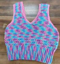 Blusa em crochê
