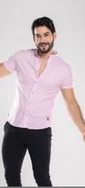 Blusa em linho gola padre Blusa em linho gola padre
