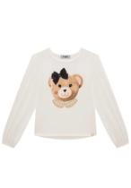 Blusa em Malha Comfy Infantil Menina Kukiê Blusa em Malha Comfy Infantil Menina Kukiê