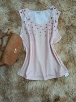 blusa em malha Rosé