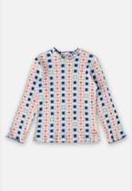 Blusa em Ribaninha Estampada Infantil Menina Up Baby