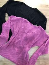 Blusa em Tricô Plus Size Blusa em Tricô Plus Size