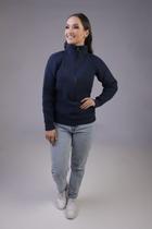 Blusa em Tricô Ponto Pérola com Zíper