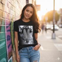 Blusa Emo Rock Camiseta Baby Look Feminina Sfm279