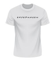 Blusa Enfermagem Friends 100% Algodão Fio 30.1 Penteado Unissex