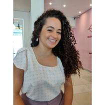 Blusa Estampa Exclusiva GR em Branco