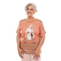 Blusa Estampada Feminina Nossa Senhora De Fátima