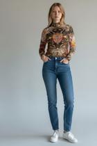 Blusa Estampada Manga Longa