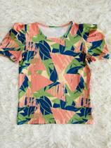 Blusa estampada tamanho único Blusa estampada tamanho único