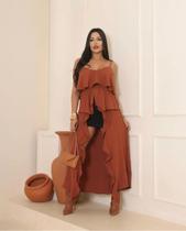 Blusa Estilo Bata Boho Chic Estilosa Moda Outono Inverno